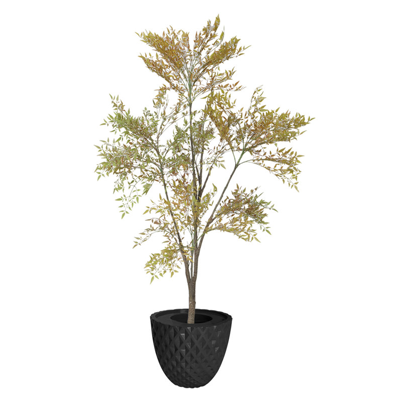 Bambou artificiel 75,6 po en pot