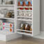 Compact Kitchen Pantry with 12 Door Shelves and Adjustable Shelving
