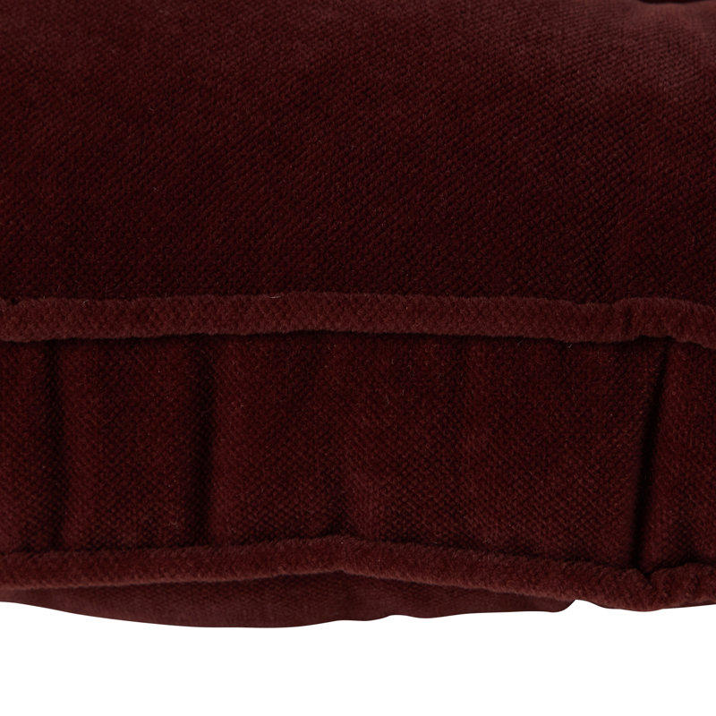 Coussin de chaise réversible en microfibre, Bourgogne