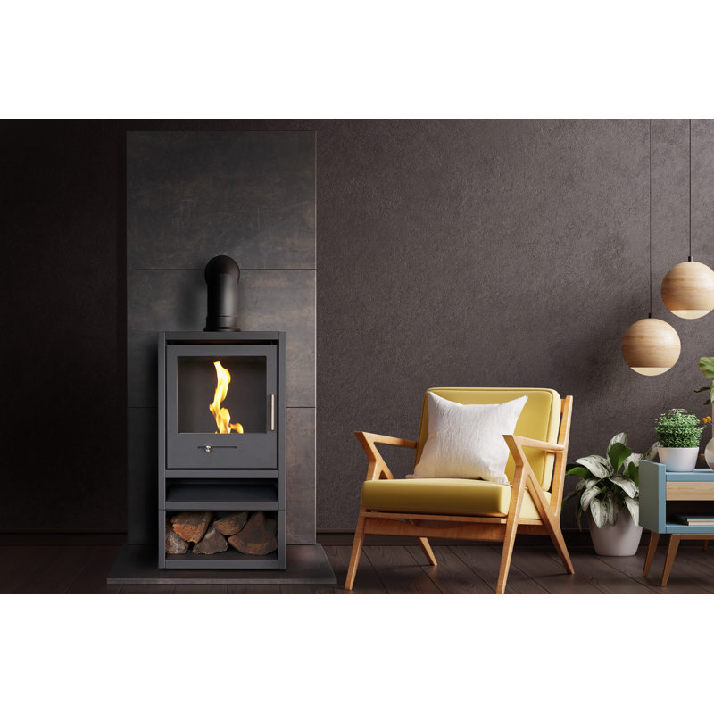 Lakeeva Ebern Designs 43cm W Grey Stove, 102 H x 43 W x 30 D cm