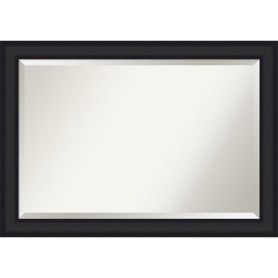 Oliver Beveled Wood Framed Wall Mirror