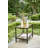 Cane Glass Top Coffee Table