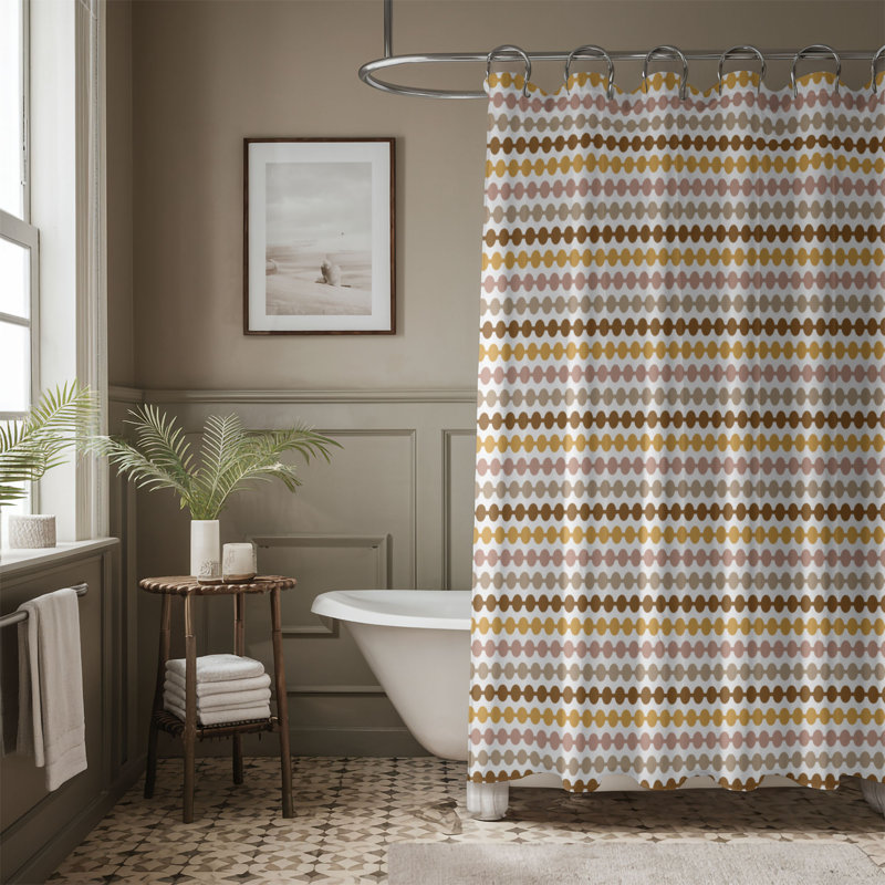 Classic Charm - rideau de douche standard 1 pièce, H 74 po x l 71 po