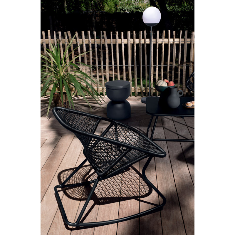 Piapolo Outdoor Side Chair, Anthracite