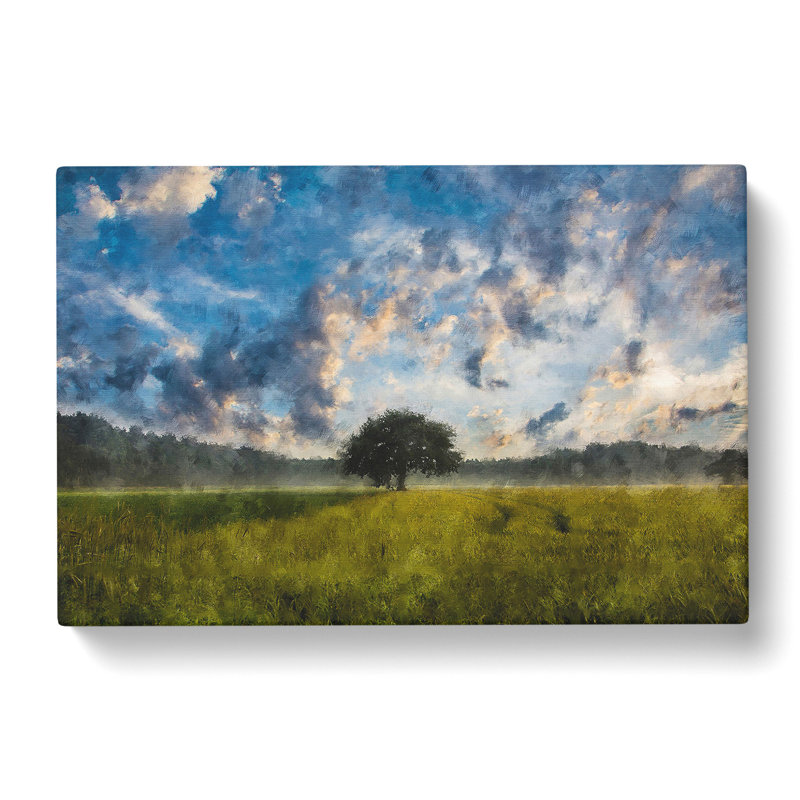 Tree At Sunrise Vol.2 - Wrapped Canvas, 50cm H x 76cm W x 3cm D