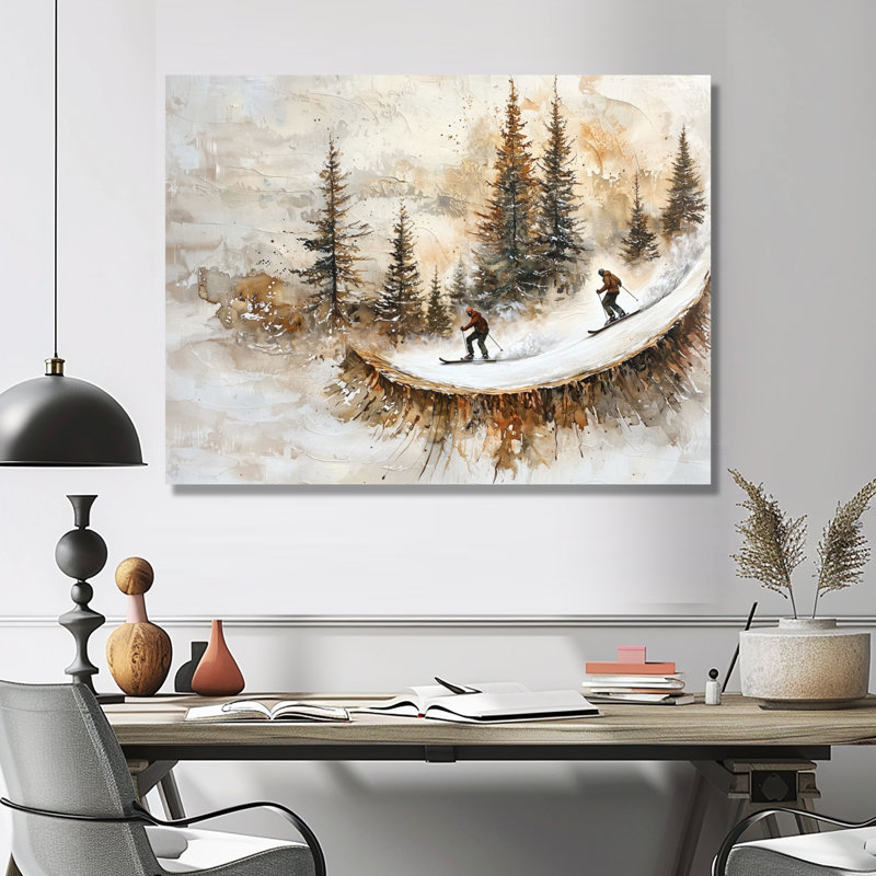«Summit Gliders», impression d'art moderne sur métal, H 24 po x l 32 po