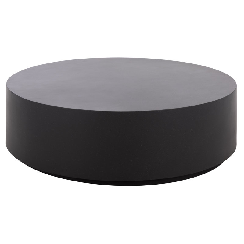 Aurielle Round Coffee Table, Black