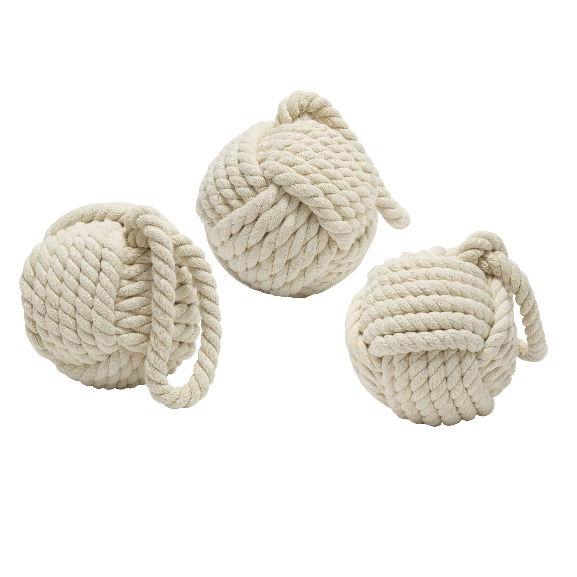 House Worlds Weighted Nautical Knot Door Stopper, Jute,, 45 OFF