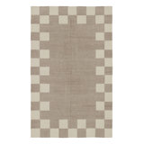 Kilim & Flat Weave Hand Woven Cotton Checkered Area Rug