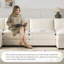 [VIDEO] 136" Chenille Modular Sectional Sofa With Deep And Wide Seat