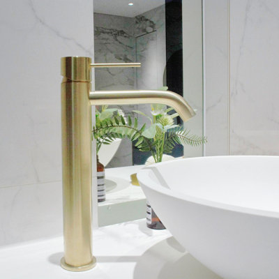Vessel Sink Faucet Single-handle Bathroom Faucet with Drain Assembly