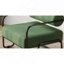 Fauteuil de salon en fer, fauteuil individuel paresseux, fauteuil de balcon (couleur: vert)