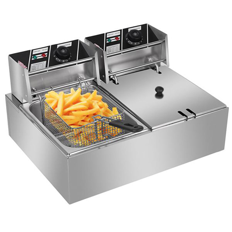 Friteuse avec 2 paniers