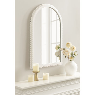 Scallia Modern Scalloped Arch Wall Mirror
