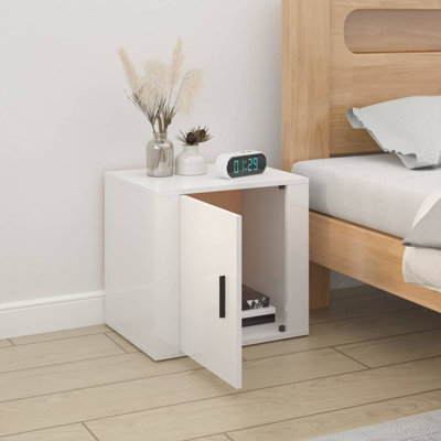 Kenetta 50cm W Manufactured Wood Bedside Table