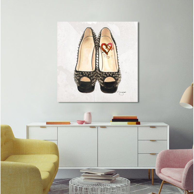 «Heart and Sole», impression sur toile, H 36 po x l 36 po x P 1,5 po, Toile tendue