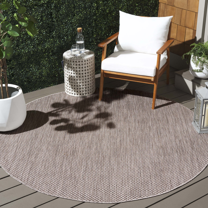 Tapis intérieur / extérieur Lithonia, Rond 6 pi 7 po