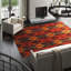 Handmade Wool Ikat Area Rug-965427998