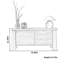 Armoire de vestibule rustique de style zen-1248027848