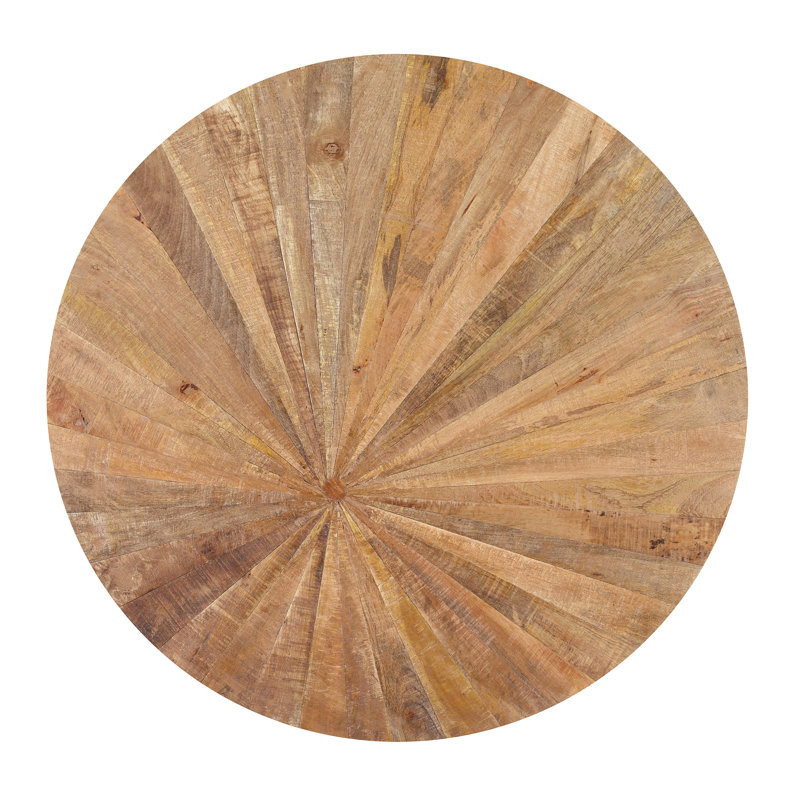 Canton Mahan Hollow Wood Block Coffee Table