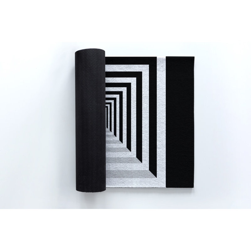 Non-Slip Geometric Outdoor Doormat