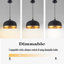 Luminaire suspendu moderne en forme de dôme à 1 lumière-646230481