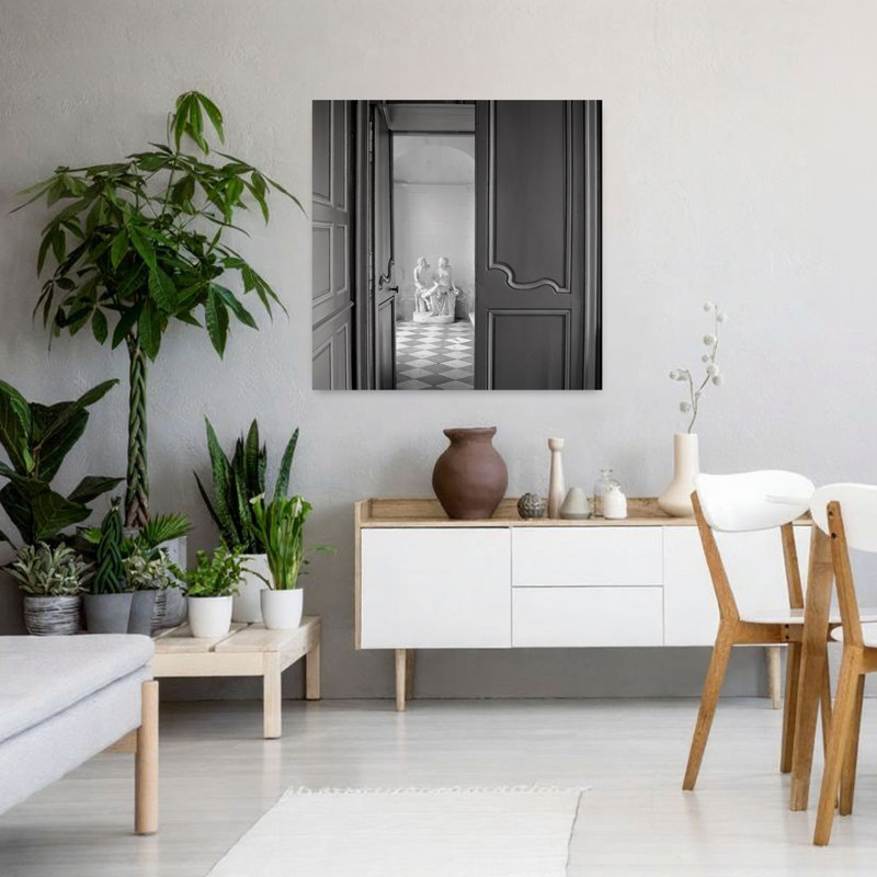 Chateau 2 Contemporary Architecture Art, 36" H x 36" W