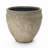 Weathered Stone Finish Round Planter, 16.5" Round, Textured Concrete-Style Pot-568617069