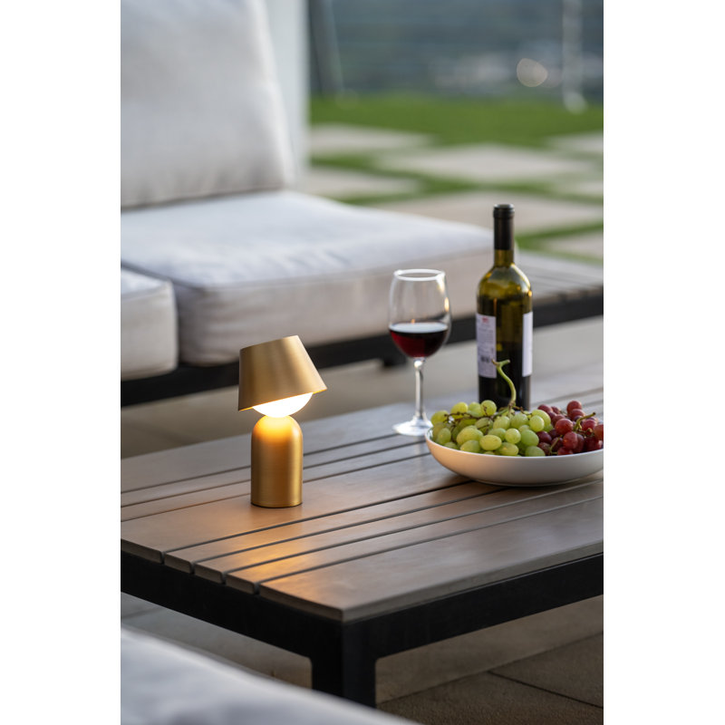 Guy LED Outdoor Wall Lantern, Matte White, 3.6" H x 3.6" W x 7.9" D