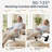 Ergonomic Executive Office Chair with Footrest, High Back Mesh Desk Chair with Dynamic Lumbar Support & Adjustable Headrest, Reclining Computer Chair for Home Office，350LBS-732987370