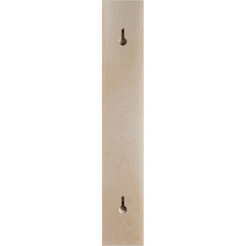 Support de tablette Traditional, Érable, H 14,25 po x l 2,5 po x P 14,75 po
