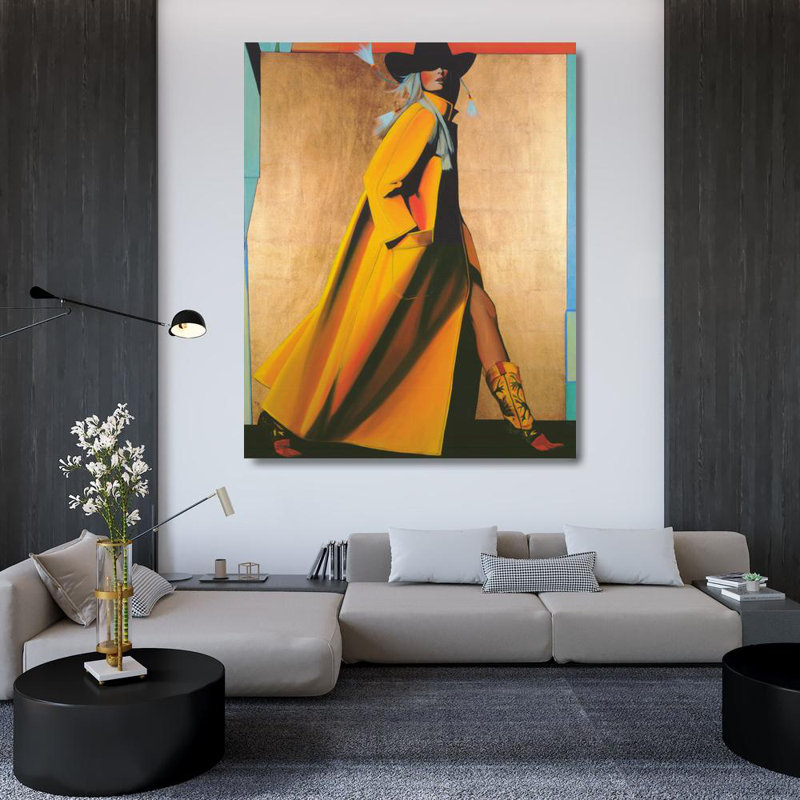 Follow Me, 45" H x 36" W