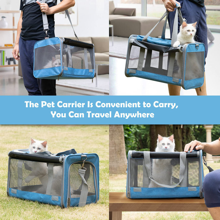 Tucker Murphy Pet™ Pet Carrier For Large And Medium Cats, Soft-Sided Pet  Carrier For Big Medium Cats And Puppy, Dog Carriers Cat Carriers Pet  Privacy Protection Travel Carrier