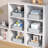 Closet Storage Bins - Fabric Storage Baskets For Shelves, Collapsible Closet Organizers And Storage With Handles, Trapezoid Shelf Organization Storage Cubes For Purse, Toys, Books, Towel, Socks-126357621-126357625