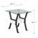 Darvette Glass Top End Table