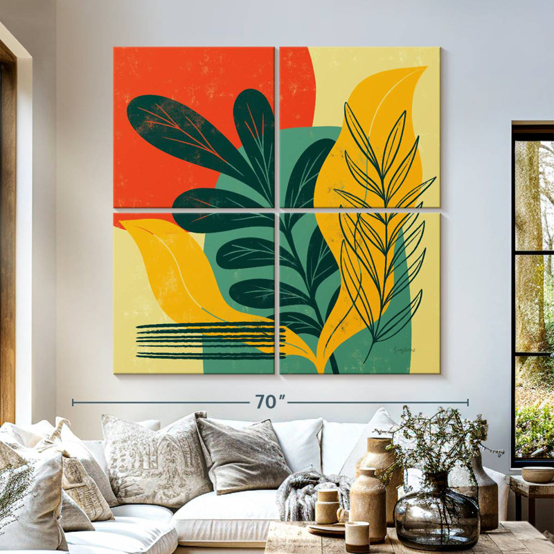 Harnek Mid-Century moderne III, H 57 po x l 57 po