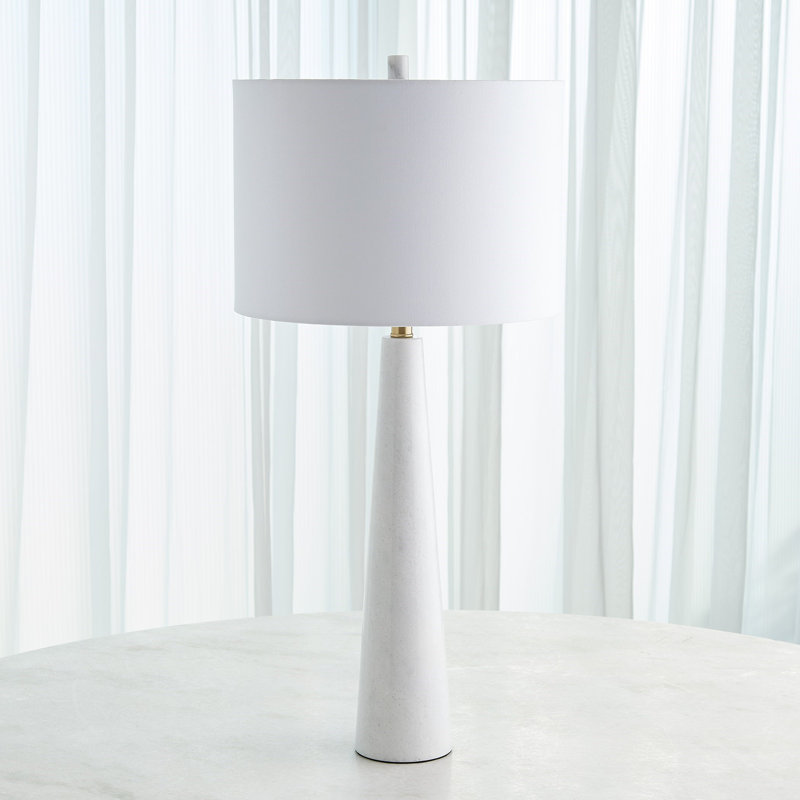 Lampe en marbre Pinnacle - blanc