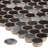 12" x 12" Metal Penny Round Mosaic Wall & Floor Tile