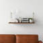 Ivory Rubberwood Bracket Shelf