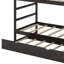 Lit superposé avec lit gigogne et escalier de rangement-1835340615