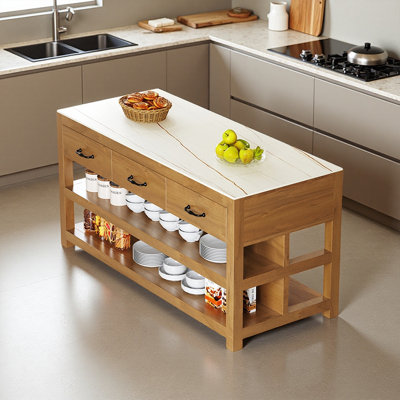 Amundsen Modern Sintered Stone Kitchen Islands
