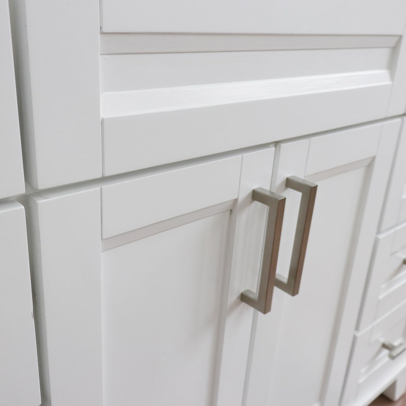Base de meuble-lavabo simple 48 po seulement, Blanc