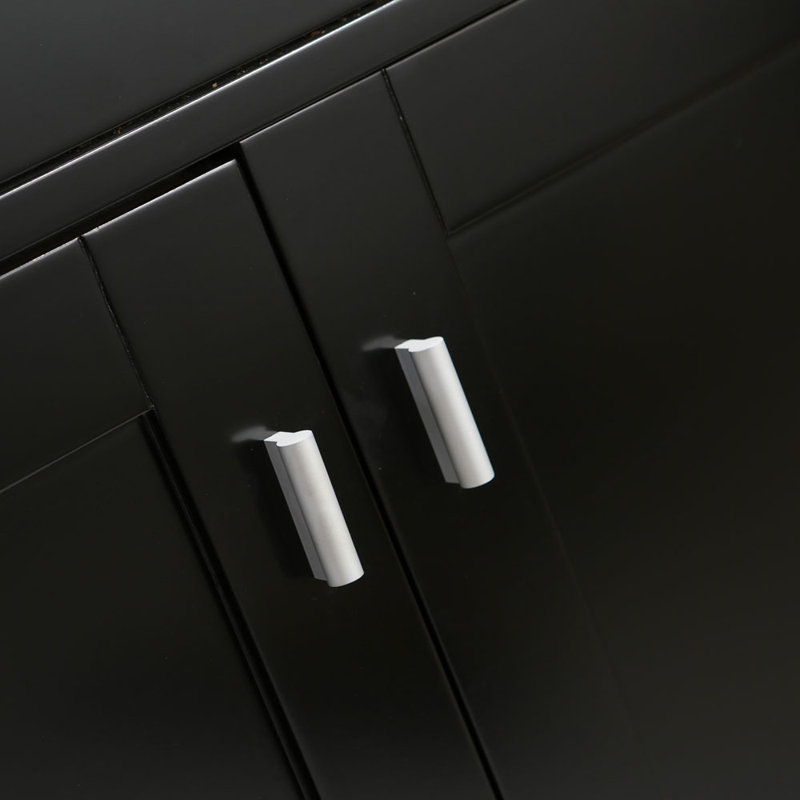 Ensemble de meuble-lavabo de salle de bain double 84 po Carrasquillo, Espresso