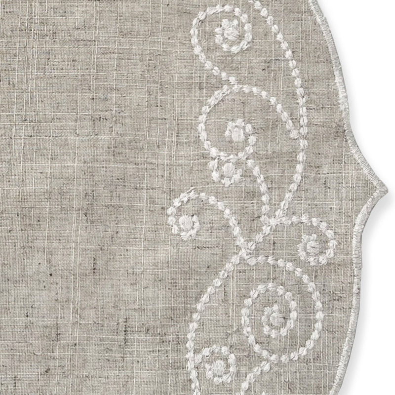Lenox French Perle 14"x36" Embroidered Centerpiece