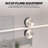 Radiance 56"-60"W x 72'' H Single Sliding Frameless Shower Door in Brushed Nickel with 3/8" Clear Glass-96703233