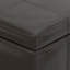 Repose-pieds rectangulaire avec rangement relevable Dover-1897544019