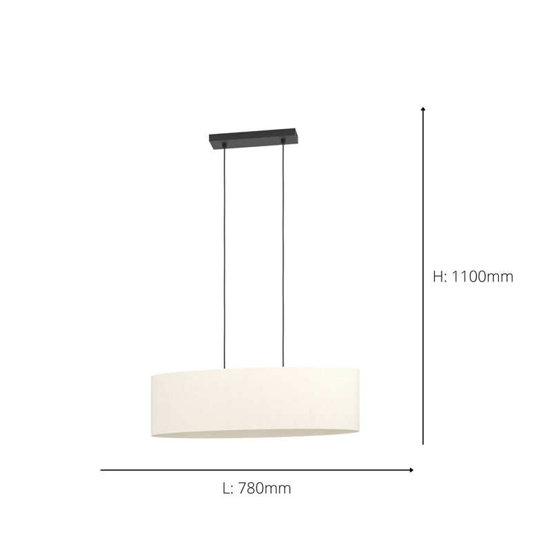 Sonjie 2 - Light Matte Black Pendant