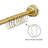 Utopia Alley Rustproof Fixed Mount Single Curved Shower Rod, Aluminum, adjustable from 45" to 72" Wide-102672045