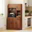 Armoire de rangement de 66 po de hauteur avec garde-manger