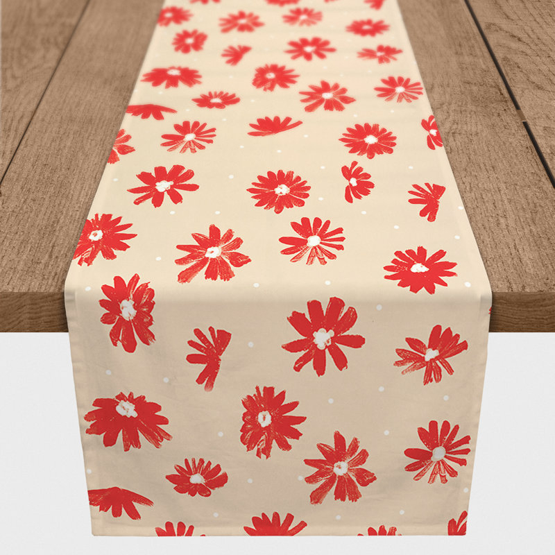 Bernardine Rectangle Polyester Table Runner, 90" x 16"